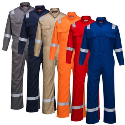Coverall Cotton Labour Uniform with Reflective Tape
