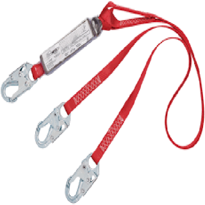 Energy Absorbing Lanyard Webbing Twin Leg