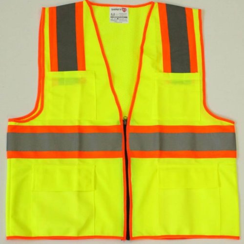 Safety Vest Yellow Red Color